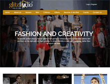 Tablet Screenshot of glitzfolio.com